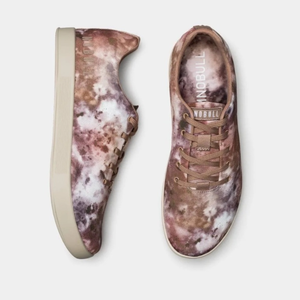 Nobull Women's Tie-Dye Canvas Trainer in Earth Tie-Dye 7.5 - Picture 1 of 16